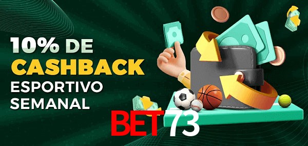 10% de bônus de cashback na Bet73